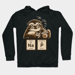 Chemistry sloth discovered nap Hoodie